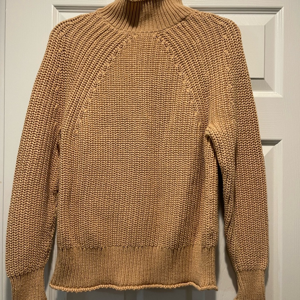 J. Crew Women's Cowl Neck Sweater in Tan